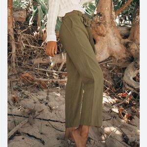 Billabong Green Cotton Pants